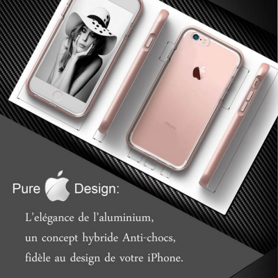 Coque iPhone 7  Diamond Hybrid Aluminium