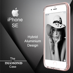 Coque iPhone SE Diamond Hybrid Aluminium