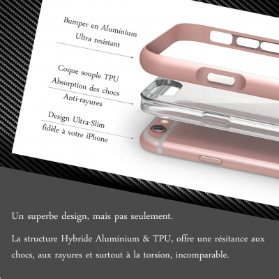 Coque iPhone 5-5S Diamond Hybrid Aluminium