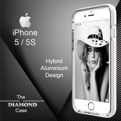 Coque iPhone 5-5S Diamond Hybrid Aluminium