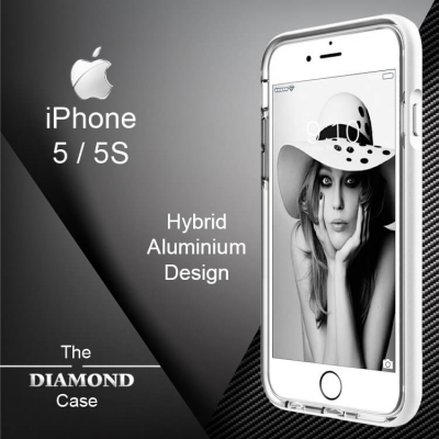 Coque iPhone 5-5S Diamond Hybrid Aluminium