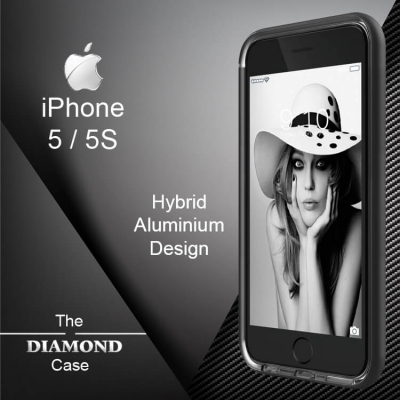 Coque iPhone 5-5S Diamond Hybrid Aluminium