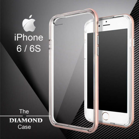 Coque iPhone 6 - 6S Diamond Hybrid Aluminium