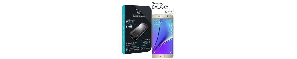 Film écran Note 5 en verre trempé Diamond Glass HD - Samsung Galaxy Note 5