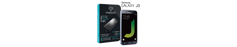 Film de Protection d'écran en verre trempé Diamond Glass HD - Samsung Galaxy J3