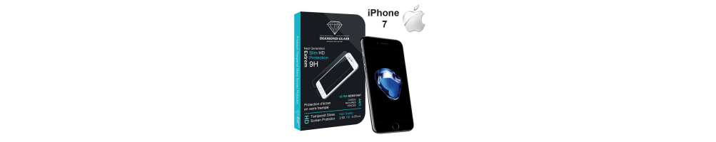 Protection Ecran iPhone 7 Verre Trempe - DIAMOND GLASS HD