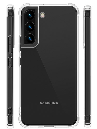 Coque Renforcée En Verre Trempé Transparente Pour Samsung Iphone