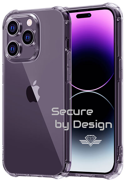 Coque iPhone 14 Transparente Antichoc - Diamond Case